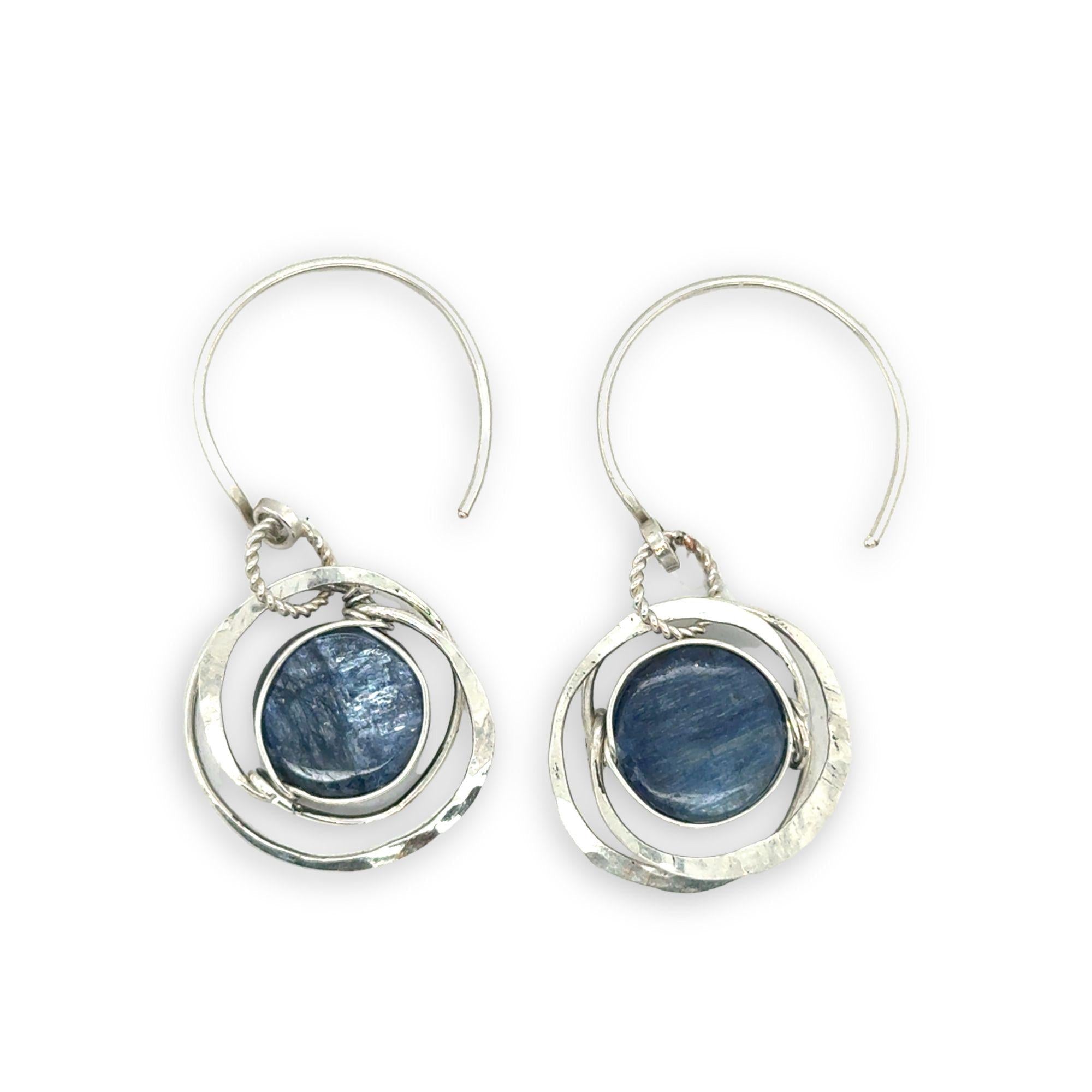Encircled Kyanite Earrings E84792 - Art by any Means Jewelryproduct_