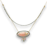 Encircled Opal Necklace 85050N - Art by any Means Jewelryproduct_