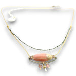 Encircled Opal Necklace 85050N - Art by any Means Jewelryproduct_
