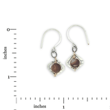 Fawn Agate Charm Hoop Earrings - Art by any Means Jewelryproduct_