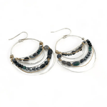 Feeling Blue Opal Hoop Earrings E82652 - Art by any Means Jewelryproduct_