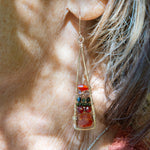 Fire Agate Stack Earrings - Art by any Means Jewelry#product_