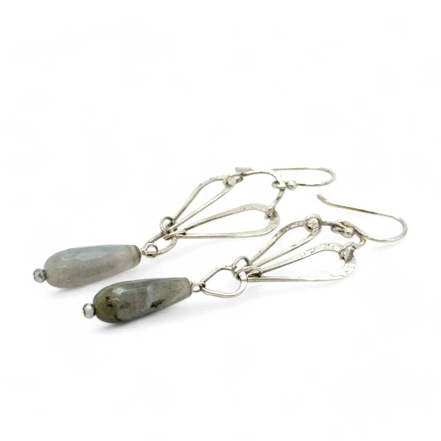 Fleur de Lis Labradorite Earrings E83521 - Art by any Means Jewelryproduct_