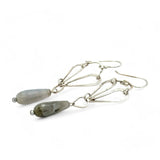 Fleur de Lis Labradorite Earrings E83521 - Art by any Means Jewelryproduct_