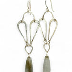 Fleur de Lis Labradorite Earrings E83521 - Art by any Means Jewelryproduct_
