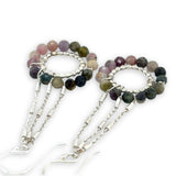 Flexibility Coin Tourmaline Earrings E84706 - Art by any Means Jewelryproduct_