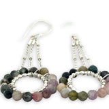 Flexibility Coin Tourmaline Earrings E84706 - Art by any Means Jewelryproduct_