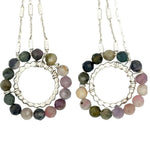 Flexibility Coin Tourmaline Earrings E84706 - Art by any Means Jewelryproduct_