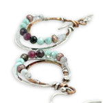 Flexibility Tourmaline Chanel Hoop Earrings E84008 - Art by any Means Jewelryproduct_