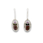 Floral Sphere Ruby Earrings E85029 - Art by any Means Jewelryproduct_