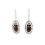 Floral Sphere Ruby Earrings E85029 - Art by any Means Jewelryproduct_