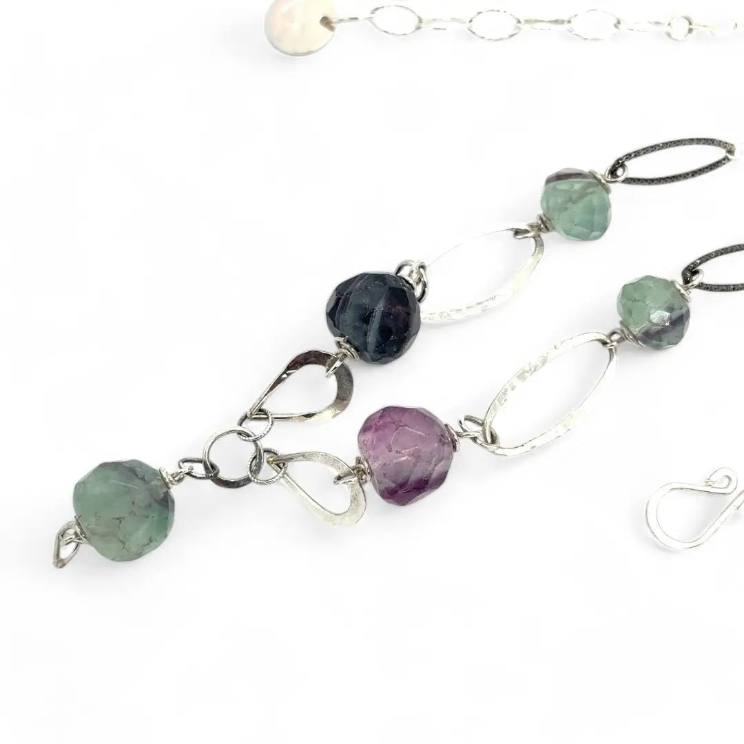 Fluorite Organic Chain Necklace 83250N - Art by any Means Jewelryproduct_