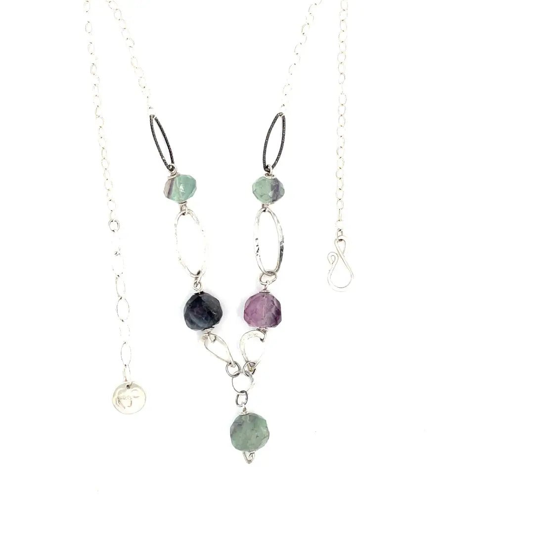 Fluorite Organic Chain Necklace 83250N - Art by any Means Jewelryproduct_