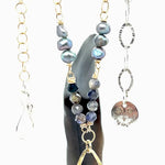 Fluted Chandelier Labradorite Necklace 82050N - Art by any Means Jewelryproduct_