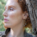 Fluted Chandelier Pearl Earrings E82051 - Art by any Means Jewelryproduct_