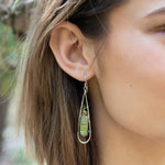 Freshwater Pearl Furrow Drop Earrings - Art by any Means Jewelry#product_