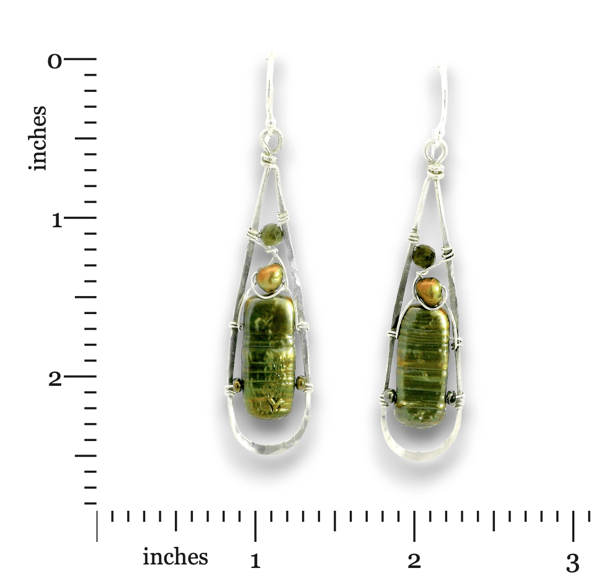 Freshwater Pearl Furrow Drop Earrings - Art by any Means Jewelryproduct_
