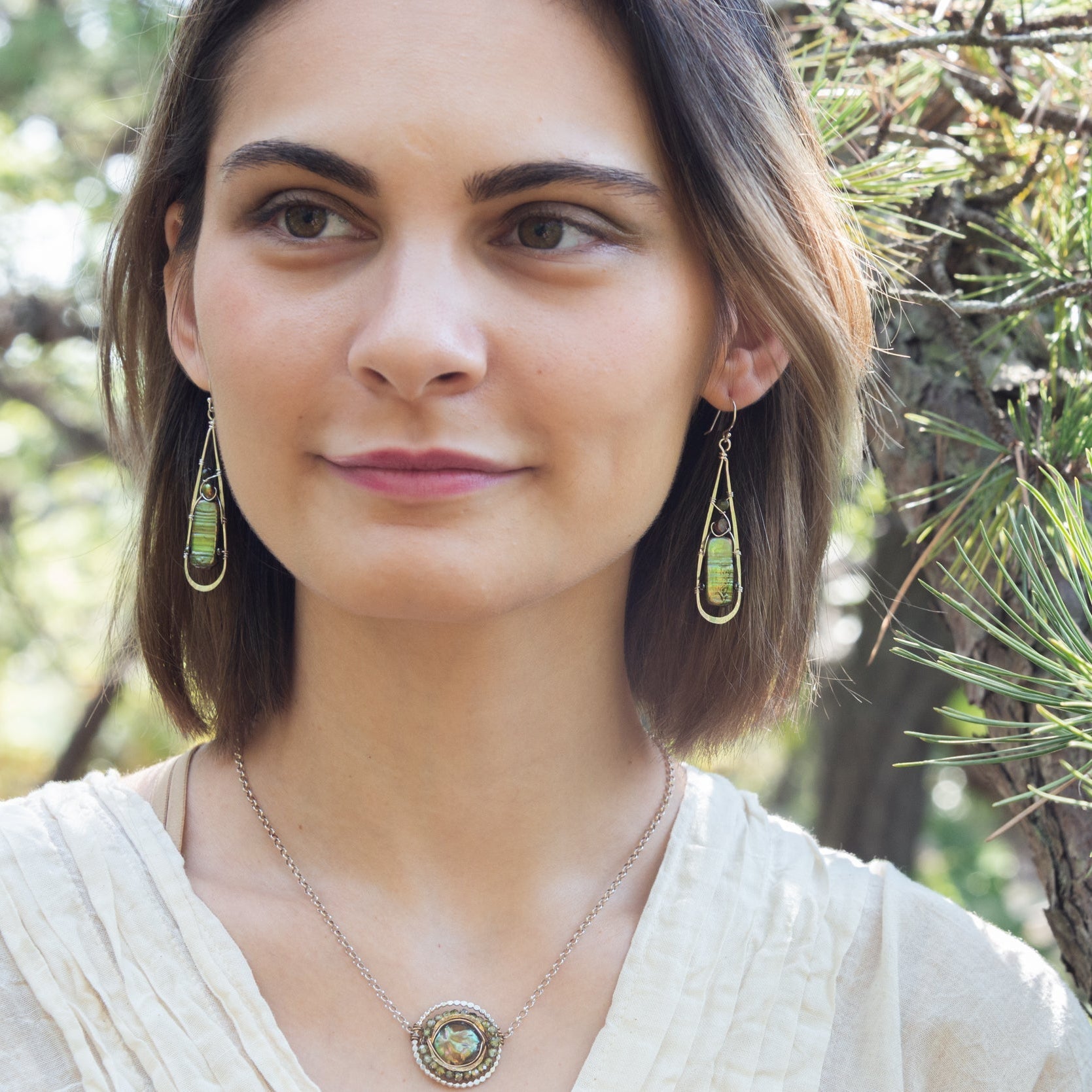 Freshwater Pearl Furrow Drop Earrings - Art by any Means Jewelry#product_