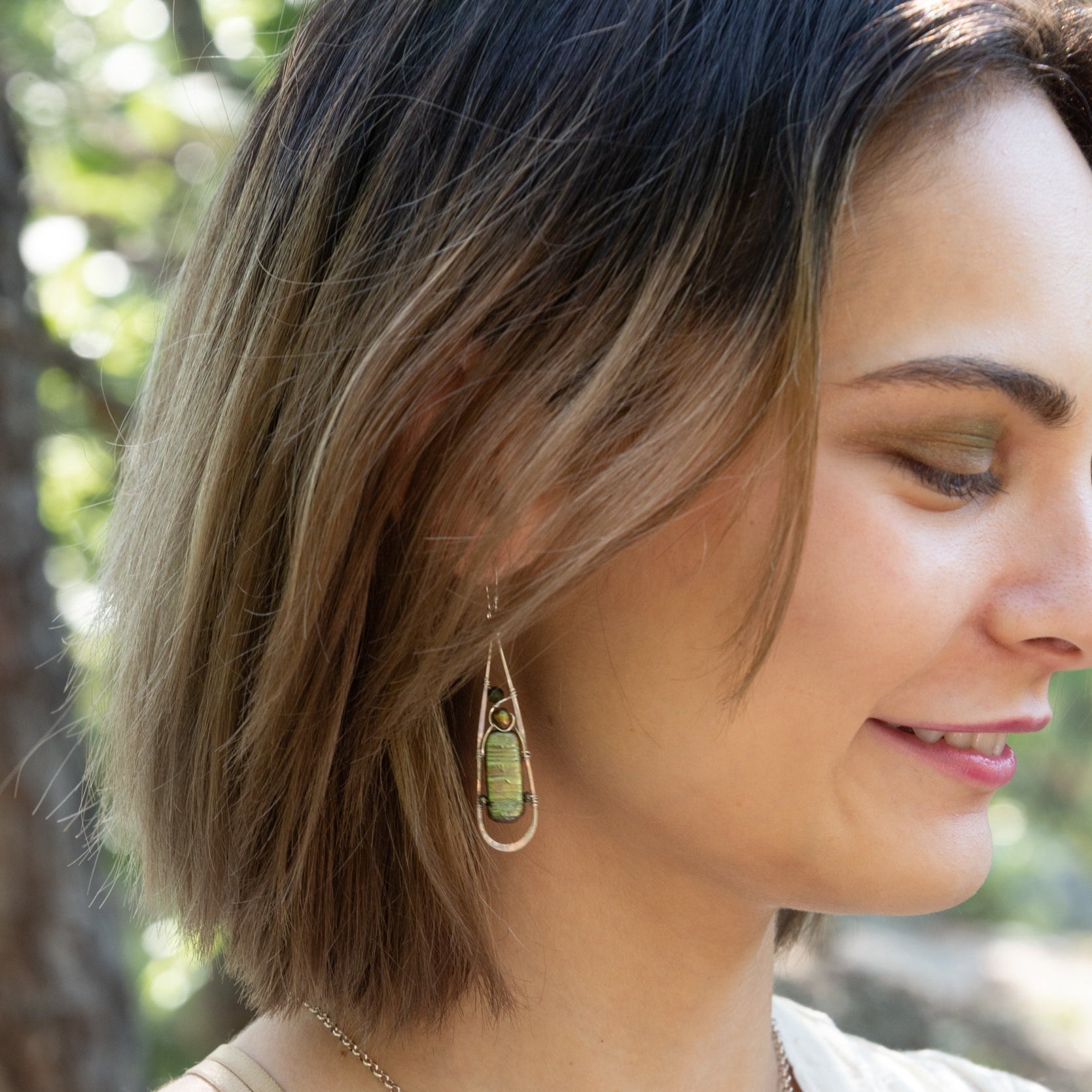 Freshwater Pearl Furrow Drop Earrings - Art by any Means Jewelry#product_