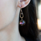 Fuchsia Crystal Earrings E83256 - Art by any Means Jewelryproduct_
