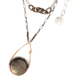 Full Moon Abalone Necklace - Art by any Means Jewelryproduct_