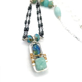 Gemstone Box Necklace 83450N - Art by any Means Jewelryproduct_