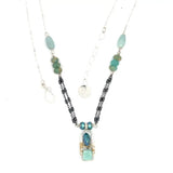 Gemstone Box Necklace 83450N - Art by any Means Jewelryproduct_