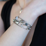Gemstone Collection Cuff Bracelet B406 - Art by any Means Jewelryproduct_