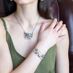 Gemstone Collection Cuff Bracelet B406 - Art by any Means Jewelryproduct_