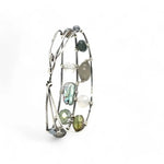 Gemstone Collection Cuff Bracelet B406 - Art by any Means Jewelryproduct_