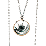 Gemstone Orb Zoisite Pendant Necklace 82705N - Art by any Means Jewelryproduct_