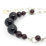 Generous Garnet Sphere Necklace 82611N - Art by any Means Jewelryproduct_