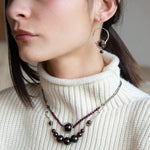 Generous Garnet Sphere Necklace 82611N - Art by any Means Jewelryproduct_