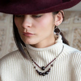 Generous Garnet Sphere Necklace 82611N - Art by any Means Jewelryproduct_