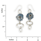 Geode Slice Silver Ring Earrings - Art by any Means Jewelryproduct_