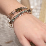 Get in Line Crystal Cuff Bracelet - Art by any Means Jewelryproduct_
