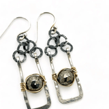 Glitter Pyrite Earrings E82510 - Art by any Means Jewelryproduct_