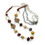 Glowing Embers Agate Necklace 82595N - Art by any Means Jewelryproduct_