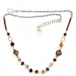 Glowing Embers Agate Necklace 82595N - Art by any Means Jewelryproduct_