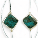 God's Eye Turquoise Earrings E82054 - Art by any Means Jewelryproduct_