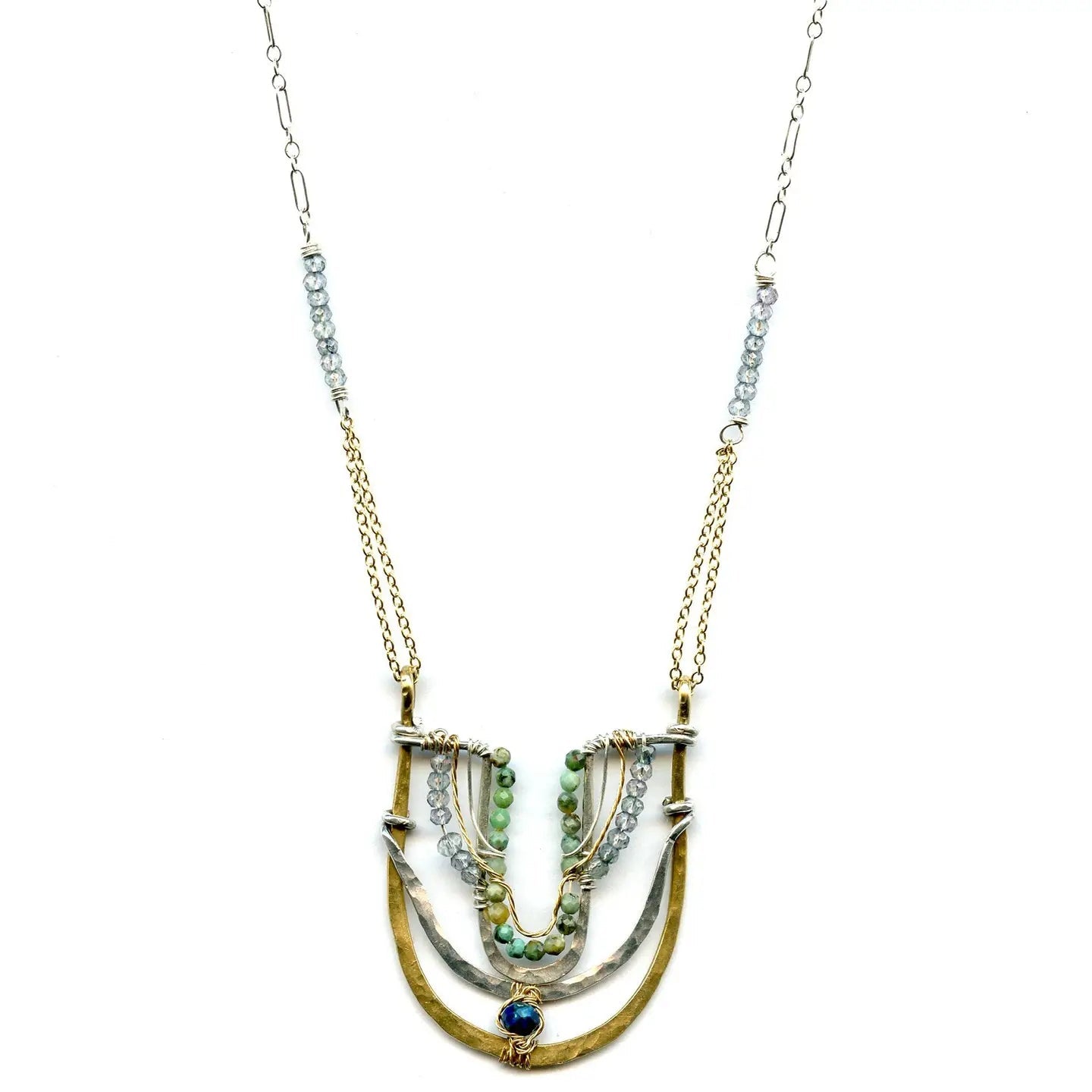Gorge of Turquoise Gems Necklace - Art by any Means Jewelryproduct_