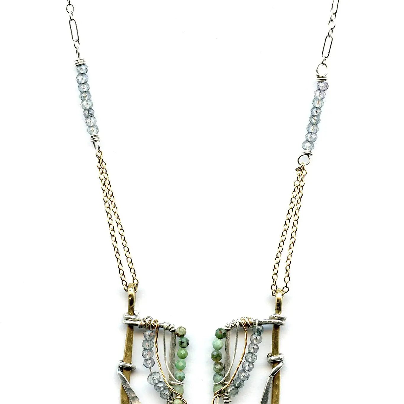 Gorge of Turquoise Gems Necklace - Art by any Means Jewelryproduct_