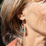 Gossan Hessonite Crystal Drop Earrings - Art by any Means Jewelry#product_