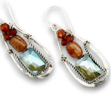 Gossan Hessonite Crystal Drop Earrings - Art by any Means Jewelryproduct_
