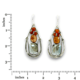 Gossan Hessonite Crystal Drop Earrings - Art by any Means Jewelryproduct_