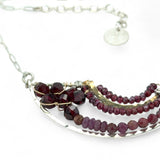Graceful Garnet Necklace - Art by any Means Jewelryproduct_