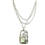 Green Amethyst Layered Necklace - Art by any Means Jewelryproduct_
