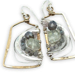 Green Amethyst Window Earrings - Art by any Means Jewelryproduct_