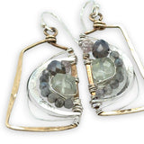 Green Amethyst Window Earrings - Art by any Means Jewelryproduct_