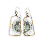 Green Amethyst Window Earrings - Art by any Means Jewelryproduct_